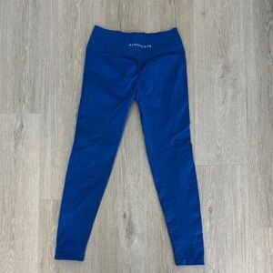 Alphalete Royal Blue High-Rise Leggings - Large